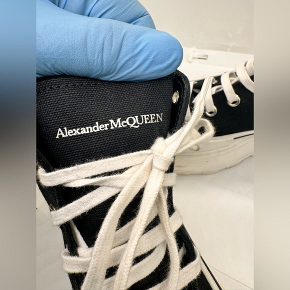 ALEXANDER McQUEEN THREADSLICK HIGHTOP SNEAKER - Picture 10 of 13